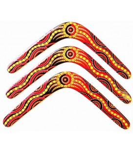 Boomerang traditionnel australien kangourou